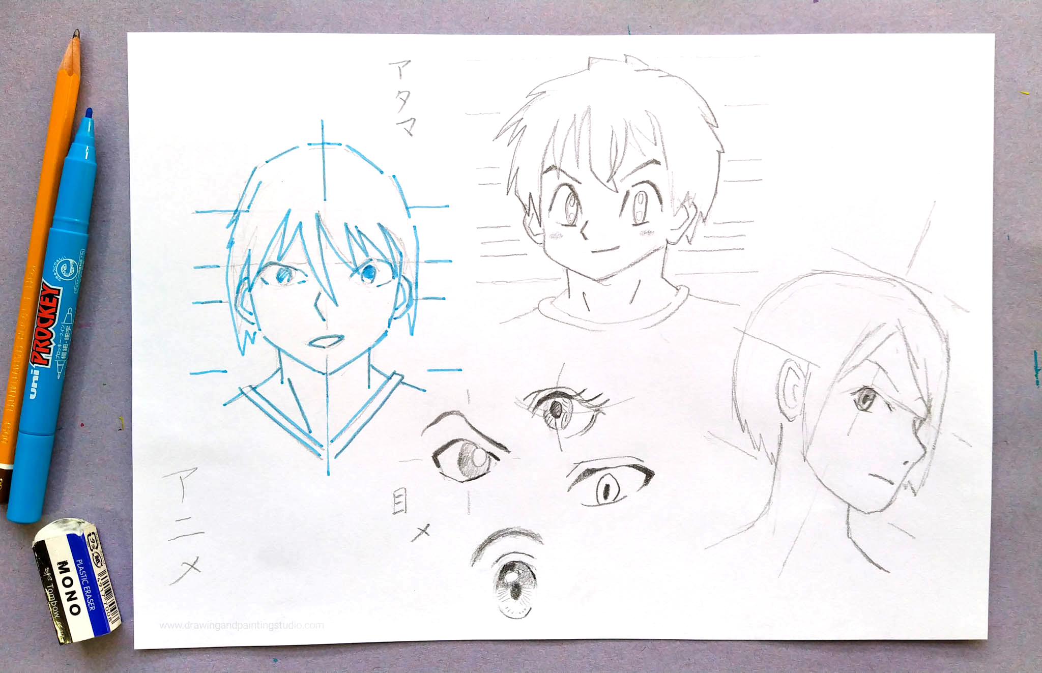Drawing Anime and Manga characters